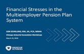 Financial Stresses in the Multiemployer Pension Plan System€¦ · •Unit Credit, MVA, plan actuaries’ discount rate or uniform discount rate 5 Unfunded Liability Amortized Over