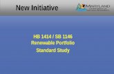 HB 1414 / SB 1146 Renewable Portfolio Standard Study · 2020-05-06 · Portfolio Standard (8 states and 1 territories have renewable portfolio goals) Renewable portfolio standard