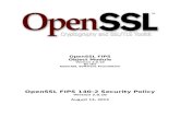 OpenSSL FIPS 140-2 Security Policy · 2015-09-05 · August 14, 2015. OpenSSL FIPS 1402 Security Policy ... 20130128 Added four platforms: Android 4.1 and Android 4.2 with and without