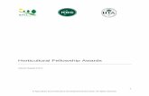Horticultural Fellowship Awards - Microsoft Pa… · horticultural crops. 31/03/2016 ongoing - 2. Deliver practical solutions to selected current and emerging pest management problems