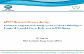 APSEC Research Results sharing - EGNRET€¦ · ⚫First batch of demonstration projects China’s Experiences in Developing Integrated Multi-energy System • In July 2016, NEA issued