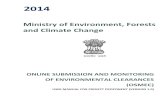 Ministry of Environment, Forests and Climate Changeforestsclearance.nic.in/writereaddata/Addinfo/0_0...Ministry of Environment, Forests and Climate Change OSMEC User Manual (v 1.0)