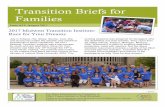 Indiana Deaf-Blind Services Project Transition Briefs for Families · 2017-08-02 · Indiana Deaf-Blind Services Project Transition Briefs Issue #15, August 2017 4 1 Jill Gaus, an