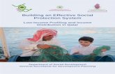 Building an Effective Social Protection System · Building an Effective Social Protection System Low-Income Profiling and Income Distribution in Qatar Department of Social Development