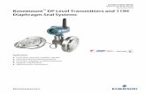 Product Data Sheet: Rosemount DP Level Transmitters and ... · Product Data Sheet 00813-0100-4016, Rev RG November 2018 Rosemount™ DP Level Transmitters and 1199 Diaphragm Seal