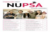 FEBRUARY 2017 - NUPSA · NSW. As such, our Executive members come from a range of backgrounds to support coursework students, research students, international students, queer students