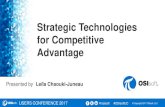 Strategic Technologies for Competitive Advantage Strategic Technologies for Competitive Advantage ...