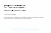 Magnetic Luminex Performance Assay · 4 For research use only. Not for use in diagnostic procedures. OTHER SUPPLIES REQUIRED • Luminex® Performance Assay analyte-specific kit(s)