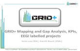 GRID+ Mapping and Gap Analysis, KPIs, EEGI labelled projects...GAP ANALYSIS : preliminary outcomes TD1 TD2 TD3 TD4 TD5 Hardware-1 2 1 -1 -1 Software tools 2 2 2 3 -1 Integration into