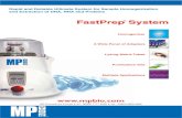 Rapid and Reliable Ultimate System for Sample ...€¦ · FastPrep System® MP Biomedicals Europe • tel : 00800 7777 9999 • fax : 00800 6666 8888 Rapid and Reliable Ultimate System