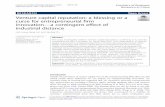 Venture capital reputation: a blessing or a curse for ...This study investigates whether venture capital reputation is a blessing or a curse for entrepreneurial firm innovation by