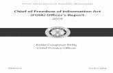 Chief of Freedom of Information Act (FOIA) Officer's ...€¦ · FOIA administration and the public's access to information. You should also include any additional information that