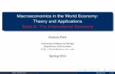 Macroeconomics in the World Economy: Theory and ......England encounters a recession, reducing its imports, while U.S. real output and real income surge, increasing U.S. imports (British