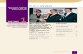 Client services - Legal Aid NSW · Client services 1 New service responses to groups at high risk ... –2010 13. 14 legal aid nsW Our clients – today and into the future A survey