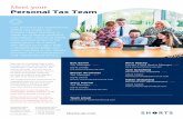 Meet your Personal Tax Team - Shorts Chartered Accountants Meet Your... · team will be pleased to help you. Please feel free to contact any of the personal tax team. Emails can be