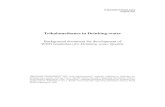 Trihalomethanes in Drinking-water - WHO · WHO/SDE/WSH/03.04/64 English only Trihalomethanes in Drinking-water Background document for development of WHO Guidelines for Drinking-water