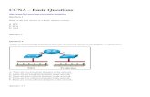 CCNA Basic Questions - BryPhilbryphil.com/corporate/CCNA/Week 99-Final Labs/CCNAquestions.pdf · CCNA – Basic Questions ... The presentation layer translates bits into voltages
