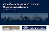 Oxford-MRC DTP Symposium - University of Oxford · cause malaria. An estimated 200 million infections and 400,000 deaths occur each year despite decades of control and eradication