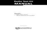Radio Test Kit Procedures - s.campbellsci.com€¦ · Setup Base Radio. Setup Test Radio. Step: 2. Step: 1. Step: 3 • Review instructions in the Base Radio lid • The Base Radio