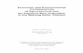 Economic and Environmental Consequences of Agrochemical ... · 3.1 Allocation pattern of agricultural land in Vietnam 56 3.2 Indicators of rice production in Vietnam by region 57