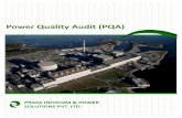 Power Quality Audit (PQA) - Prasa Infocom & Power ...The Power Quality Audit (PQA), is a service offered by the PRASA’S technical support centre that checks the reliability, efficien-cy