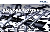 SOCKET RANGE CATALOGUE - EDL Fasteners Ltd€¦ · CATALOGUE. INDE Socket Head Cap Screw Technical Data Pg 4 - 5 Metric Plain Pg 6 - 8 Zinc Plated Pg 9 Stainless T304 Pg 10 Stainless