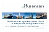 Service life of synthetic fibre ropes in deepwater lifting ... · Service life of synthetic fibre ropes in deepwater lifting operations | 28-04-10 | 16 Estimation of rope service