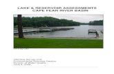 CAPE FEAR RIVER BASIN 2008 - North Carolina Quality/Environmental...LAKE & RESERVOIR ASSESSMENTS CAPE FEAR RIVER BASIN University Lake Intensive Survey Unit Environmental Sciences