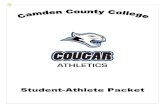 Student-Athlete Packet€¦ · health insurance requirements, a photography release, a sports information questionnaire and a student-athlete code of conduct. You must complete all