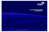 FSA Annual Report 2012/13 - Amazon Web Services€¦ · It also includes the report by the FSA’s non-executive committee under paragraph 4(6) of schedule 1 to FSMA. The FSA’s