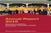 Annual Report 2015 - Bendigo Bank€¦ · All of those listed have received sponsorship and donation from our Woombye & Districts Community Bank® Branch. In total, our community