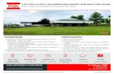CUY FALLS OFC/SHOWROOM/SHOP FOR SALE OR LEASE...Showroom/Training Space 4,500 SF of Office/Shop Space with 5 Drive-In Doors and 1 Loading Dock 1,600 SF of Office/Shop Space Currently