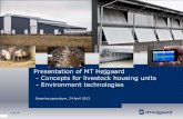 Presentation of MT Højgaard - Concepts for livestock ... · EUR MT Højgaard Intellifarm concept slaughter pigs ver.01 - Award winner 2012 . MT Højgaard technology wins EU environmental