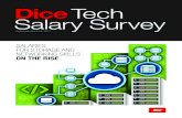 Dice Tech Salary Survey - platinumesol.com€¦ · Dice Tech Salary Survey 4 AVERAGE SALARY $77,801 AVERAGE SALARY $86,416 AVERAGE SALARY $83,481 AVERAGE SALARY $91,171 AVERAGE SALARY