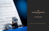 ONE OF NOT MANY - Vacheron Constantin€¦ · 308 components 27 jewels Hallmark of Geneva certified timepiece Hours, minutes, central seconds Complete calendar (day of the week, date,