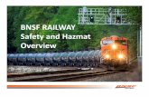 BNSF RAILWAY Safety and Hazmat Overview · 2014-03-03 · BNSF’s Safety Overview 2 • Rail is safest mode of land transportation • BNSF’s safety vision is to prevent accidents