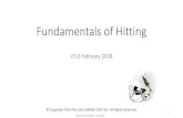 PAGS Fundamentals of Hitting - Palo Alto Girls Softball€¦ · • Batters should stride to every pitch with the intention of hitting the ball • The adjustment to hold up on the