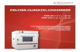PELTIER CLIMATIC CHAMBERS - Kambič Metrologykambicmetrology.com/wp-content/uploads/2019/09/Technical... · 2019-09-16 · Chamber temperature & Rh stability at + 35 °C and 85 %