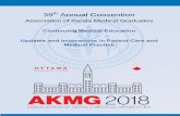 39th Annual Convention - AKMG Canada...Canada Research Chair for Molecular Neuroscience Co-Section Head, Molecular Pharmacology, Neuroscience Department, CAMH, Professor of Medicine