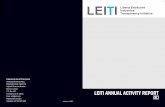 LEITI ANNUAL ACTIVITY REPORT2013 · In addition to the staff specific training programs delineated above, the LEITI also shared experiences in major learning exchanges intended to