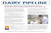 DAIR CENTER FOR DAIRY RESEARCHY PIPELINE · Measuring and Recording Acidity What is pH exactly? pH is a measurement of the concentration of hydrogen ions. A neutral pH is 7.0 (water).