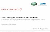 42°Convegno Nazionale ANIMP-UAMI · Stima volatile Offerta di petrolio limitata come potenziale fattore di Aumento prezzo Ruolo dell'OPEC L'impatto di un "basso prezzo del petrolio"