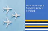 Report on migrating after - Macromill South East Asia Thailand · Airline usage Unit: % N = 439 Q2. Please tell us which airline did you use in the most recent?(SA) • Thai Airasia