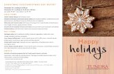 HRISTMAS EVE/ HRISTMAS DAY UFFET - Hilton · Sweets Gift bag … the perfect remembrance of your meal! ... butter smashed rutabaga, kale and chestnuts, chili, preserved oranges salad