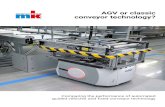 AGV or classic conveyor technology? - MK Group · 2020-01-23 · Overhead conveyor system with transfer station to conveyor technology. 10 AGV to transfer station: A magnet pulls
