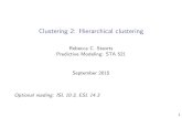 Clustering 2: Hierarchical clusteringrcs46/lectures_2015/05-clus2/05-clus2.pdf · From K-means to hierarchical clustering Recall two properties of K-means(K-medoids) clustering: 1.It