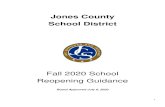 Jones County School District - jones.k12.ms.us COVID... · 10/07/2020  · Schools should monitor the updates through Jones County School District communications, updates on the Mississippi