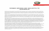 ROMEO BRINGS HIS GIULIETTA TO AUSTRALIAaustraliancar.reviews/_pdfs/AlfaRomeo_Giulietta_2011... · 2014-09-24 · The 2011 Alfa Romeo Giulietta Page 2 To ensure that the Giulietta