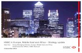 HSBC in Europe, Middle East and Africa – Strategy update · 2012 2013 GBM CMB RBWM GPB4 MENA performance – YTD 3Q 2013 results Financial results USDm YTD 3Q 2012 YTD 3Q 2013 %