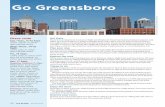 Go Greensboro - United States Power Squadrons · The Sheraton Greensboro Hotel at Four Seasons provides free shuttle service from the airport to the hotel at 3121 High Point Road,